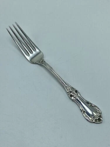 Wild Rose International Sterling Silver Dinner Place Size Fork 7.75" 62G NO Mono