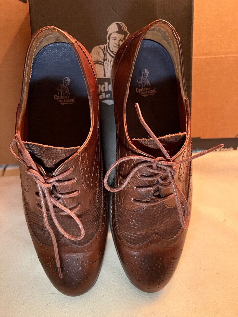Cycleur De Luxe SEMNOZ, size 11D,wing tip, made in Portugal  display picture 2