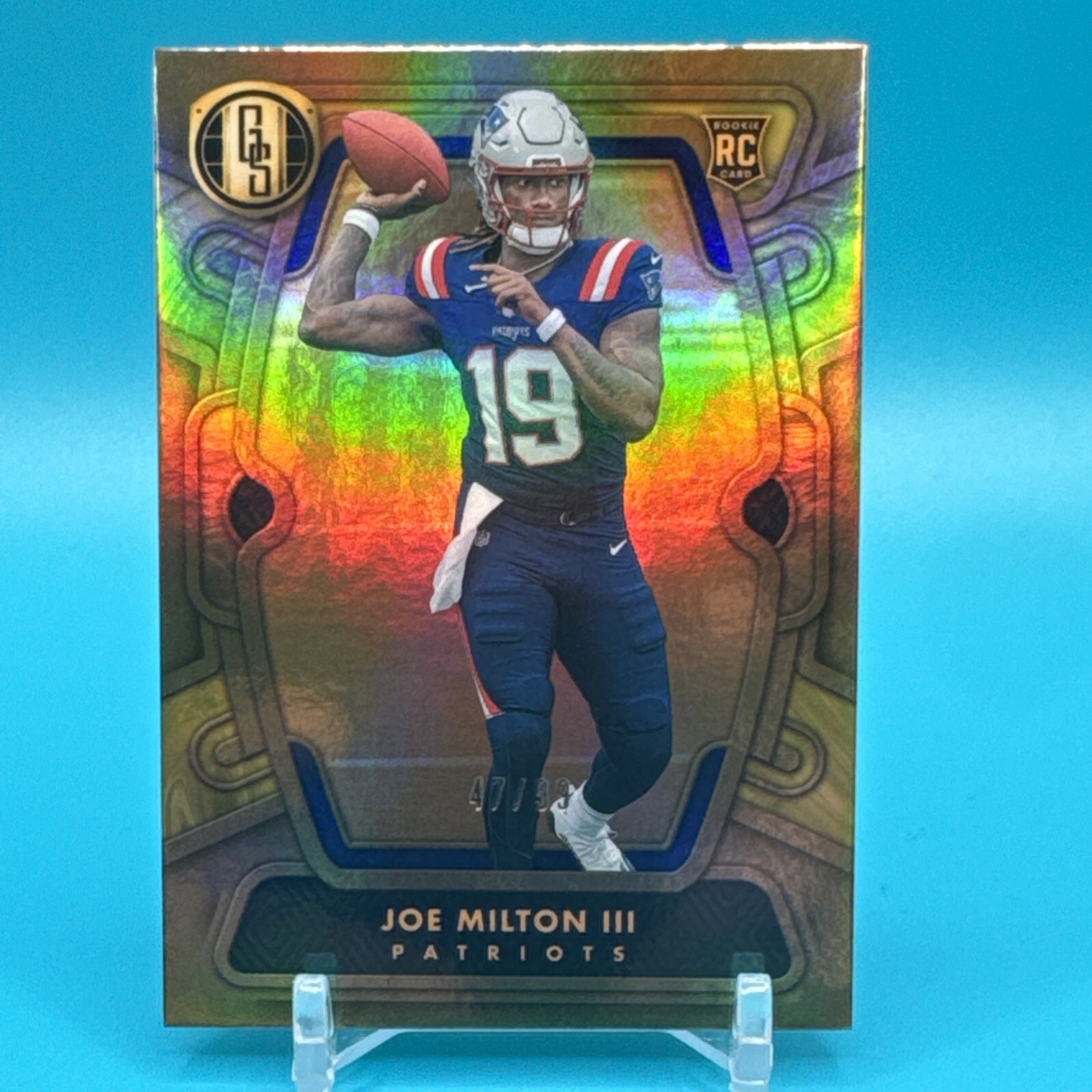 JOE MILTON III 2024 Panini Gold Standard HOLO RC /99 #181