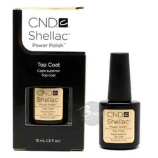 CND Shellac UV/LED Gel Polish Top Coat 0.5oz / 15ml