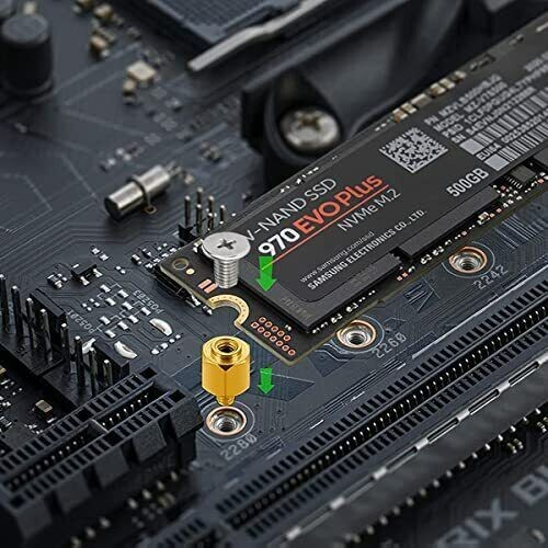 M.2 Kit De Tornillos De Montaje Ssd Para Ps5 Y Asus Gigabyte Asrock Msi Mothe.. - Bild 8 von 8