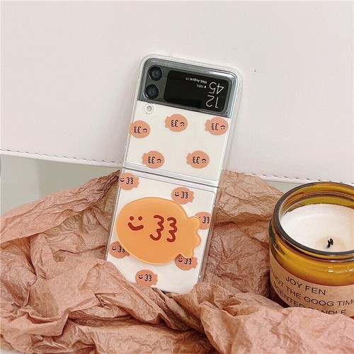 Jolie coque téléphone support dessin animé pour Samsung Galaxy Z Flip 4 3 5G support rigide - Photo 25 sur 28