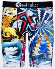 Ethika Staple WTE ENERGIE Diamonds Lips Lions Crest City Scape Boxers Mn's NIP