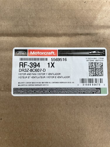 Motorcraft RF394 Motor And Fan Asy Engine Coo - Bild 2 von 2