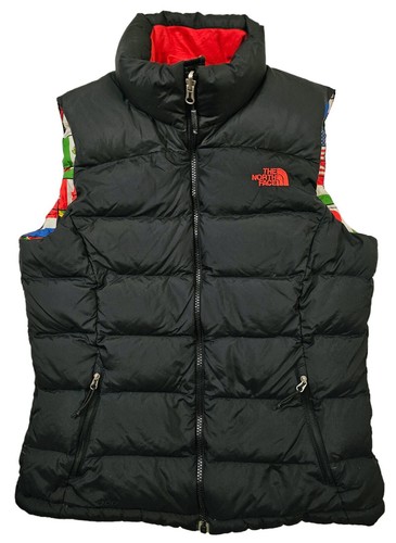 *HOT Women THE NORTH FACE 700 RU14 FLAGS DOWN QUILTED PUFFER BLACK VEST Jacket S - Picture 3 of 20