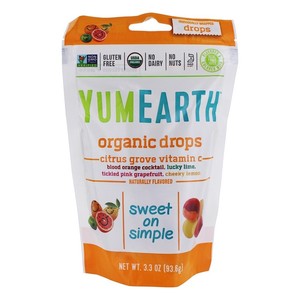 yumearth organic drops vitamin c citrus grove 3 3 oz lucky vitamin leetsdale pa