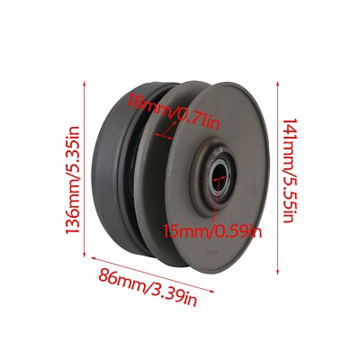 Set of Clutch Assembly & Variator & Belt For GY6 150cc Scooter Go