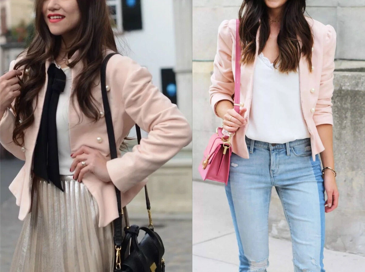 Zara top rose jacket