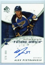  2009-10 SP Authentic FUTURE WATCH #207 Evander Kane RC AUTO /999 - TRASHERS