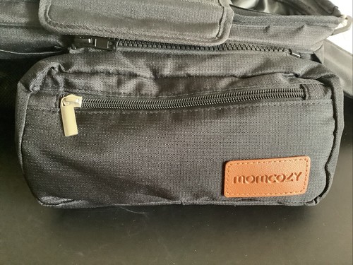 Organizador universal para cochecito Momcozy negro fácil de limpiar aislado - Imagen 3 de 8