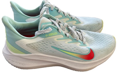 Nike Air Zoom Winflo Para Mujer Talla 8 Blanco Glaciar Hielo Zapatos para Correr Tenis - Imagen 3 de 5