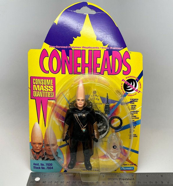 Coneheads Playmates Toys 1993 Prymaat Action Figure Full Flight Uniform