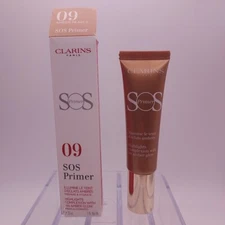 Clarins SOS Primer 09 AMBER PEARLS Highlights Complexion with an Amber Glow 1oz