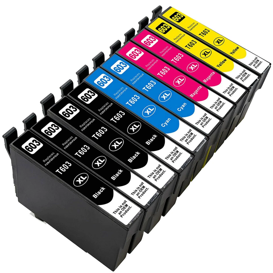 10x Ink Cartridges for Epson 603XL XP-2100 XP-3100 XP-4100 XP-2105 XP3105 XP4105