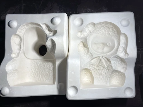 Vintage Sunrise Ceramic Slip Casting Mold Lamb Flower Pot Planter SR 717