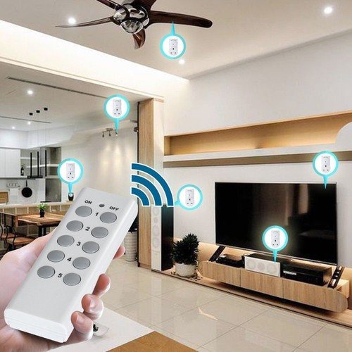 Remote Control Sockets Wireless UK Mains Plug Smart Socket 30M Range With Remote - Picture 8 of 13