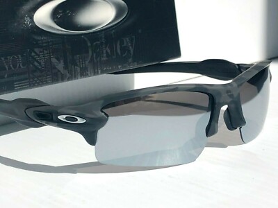 NEW* Oakley FLAK 2.0 Black CAMO w POLARIZED Galaxy Chrome Mirror