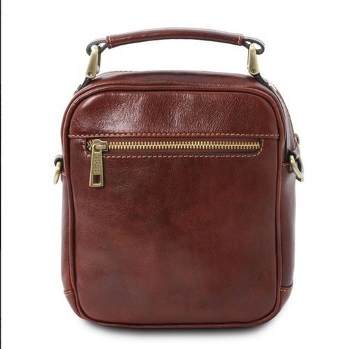 Tuscany Leather Cross body bag for men 7.68 x 8.27 x 3.94 inch - Picture 5 of 6