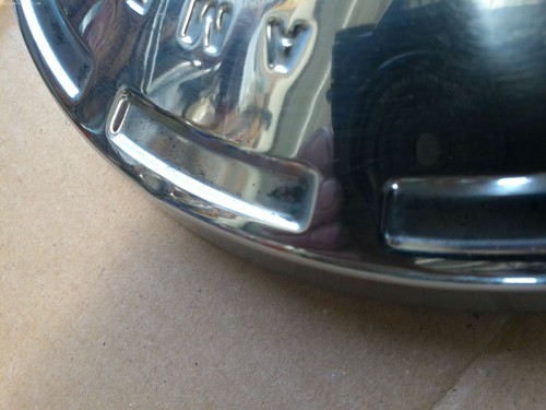 Wheel Center Caps Group Of 3 American Motors AMC Dog Dish Hubcap OEM USED 10" - Picture 7 of 10