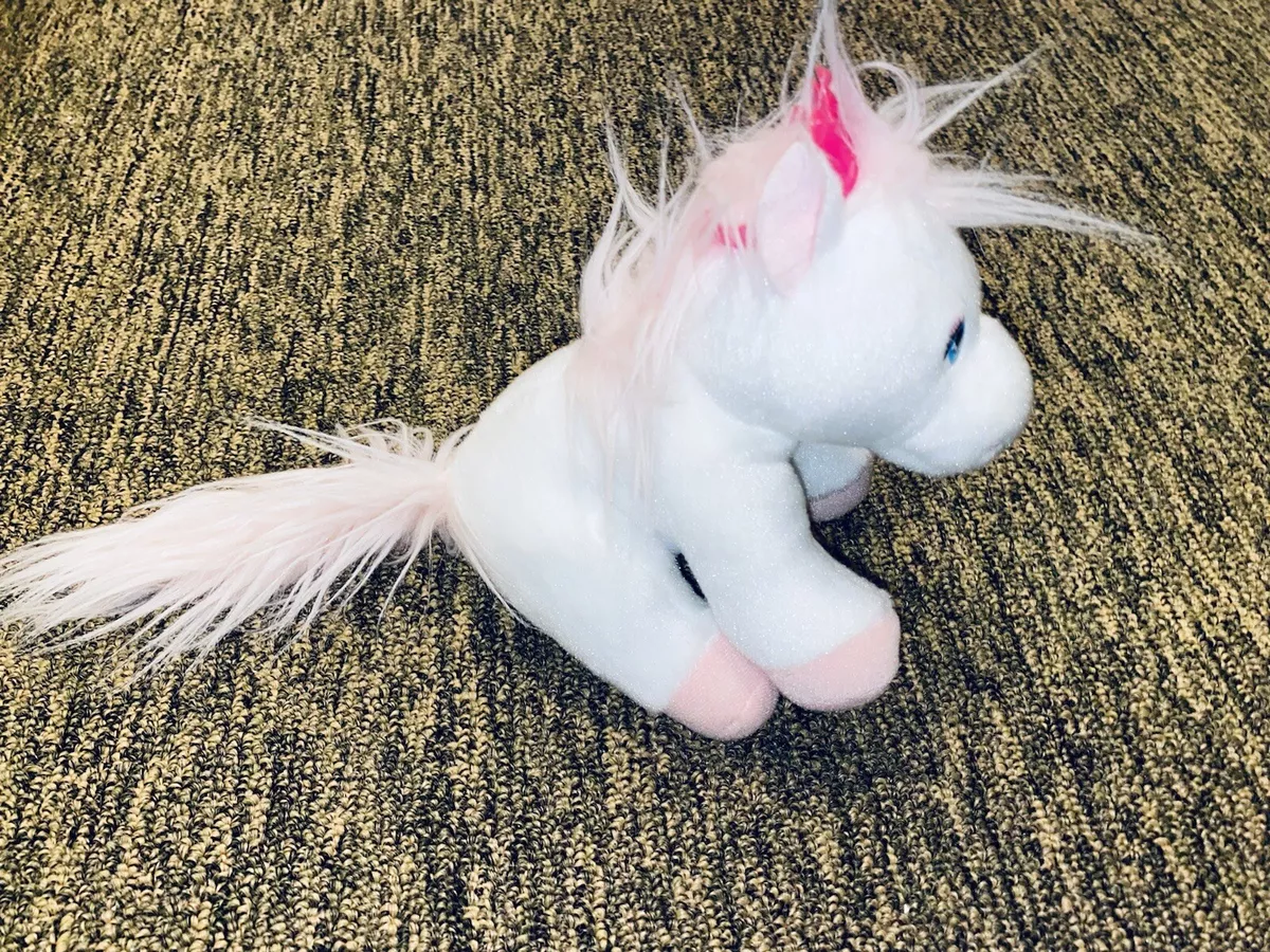 Animagic Rainbow My Glowing 7 Unicorn Plush Toy W Sounds