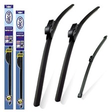 Fits Skoda Kamiq 2019-on Alca Super Flat Wiper Blades Set Of 3 ASF26"18"ST13"G