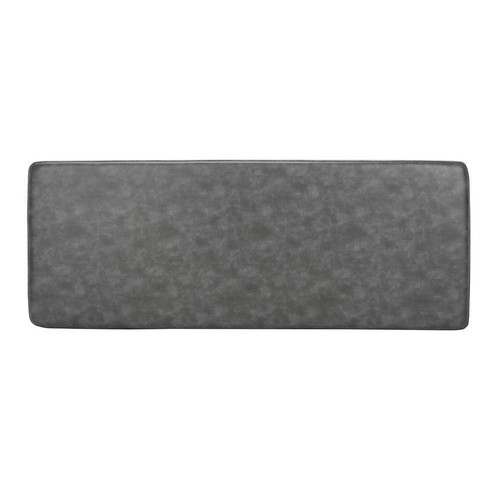 SAFAVIEH Entryway Bench 48" x 18" x 18" Solid Wood Frame Upholstered Gray/Black - Picture 4 of 9