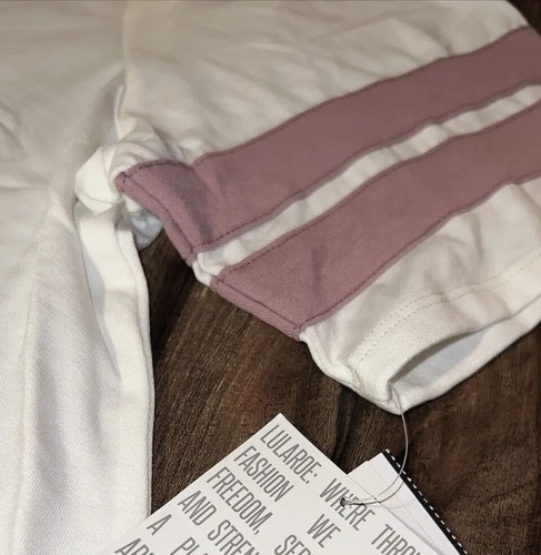 Lularoe Perfect T Blanco Púrpura Rosa Borde Unicornio Nuevo XL 18/22 20 Nuevo - Imagen 9 de 12
