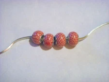 FIMO CLAY BEADS FOR BRACELETS OR PENDANTS D14