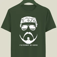 The Big Lebowski T-Shirt | I'm Finishing My Coffee | Walter Sobchak |