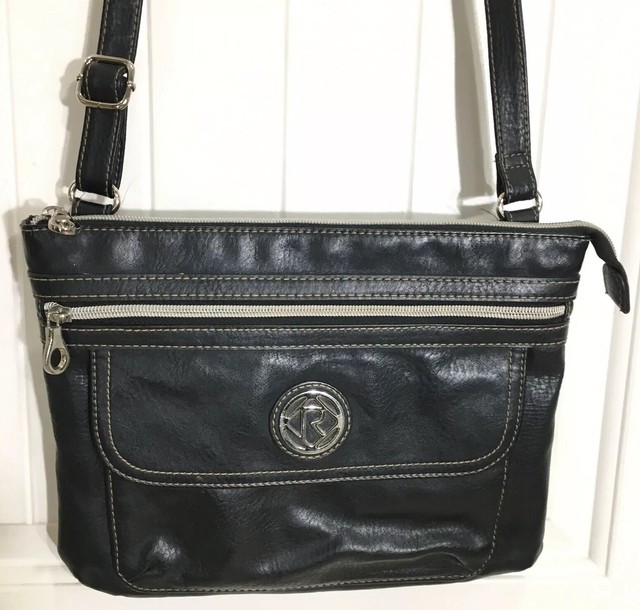 Relic Handbag Crossbody Messenger Black Leather Shoulder Bag Purse Medium Size eBay