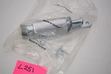 ROCKWOOD Plunger Door Holder: Satin Chrome, Cast Brass, 1 7/8 in Projection, 5 3