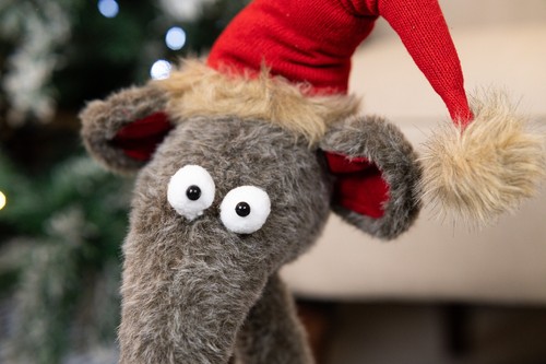 Christmas Rat Plush Decoration Figure Soft Nordic Home Gift Large Festive Decor - Picture 17 of 54