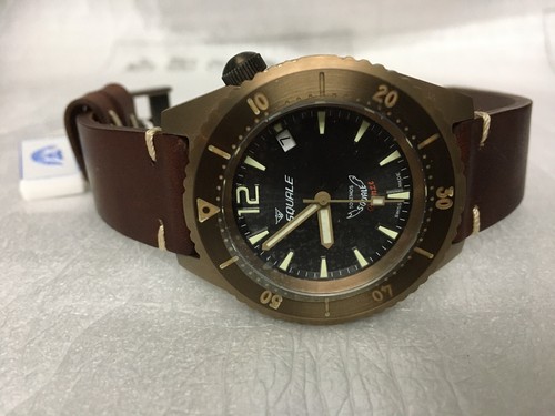Squale 1521 50 ATMOS BRONZE Anthracite LIMITED EDITION Watch - Excellent - Picture 3 of 5