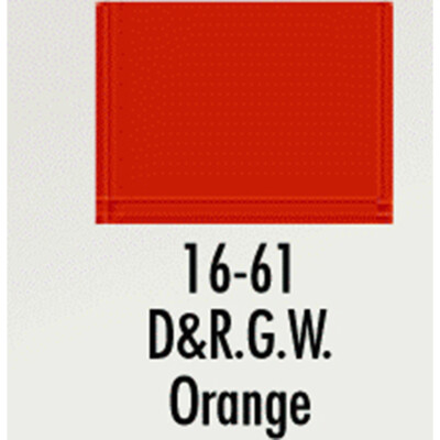 Badger Modelflex Paint 1oz 29.6mL Denver & Rio Grande Western Orange 16-61