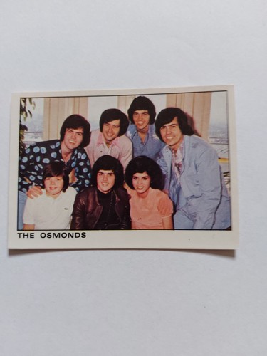 The Osmonds, 1980 PANINI Rock & Pop Collection (sticker) #124 - 第 1/2 張圖片
