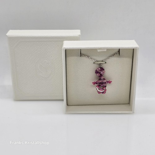 Swarovski Alice in Wonderland Halskette Grinsekatze, Rosa Rhodiniert 5682809 - Bild 2 von 8