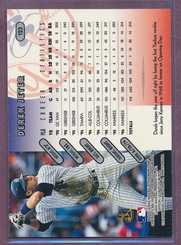 1997 Donruss Teamset Derek Jeter #123!! - Bild 2 von 2