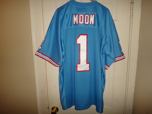 Warren Moon 1993 Mitchell & Ness Houston Oilers Men's Throwback Legacy Jersey - Picture 2 of 6