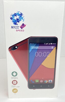 Maze Speed SSB504R Red Smartphone 3G Red Smartphone - Android 8.1 GO Dual SIM