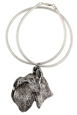 Schnauzer - Dog necklace, unique jewellery for the dog fan, unique adder pendant