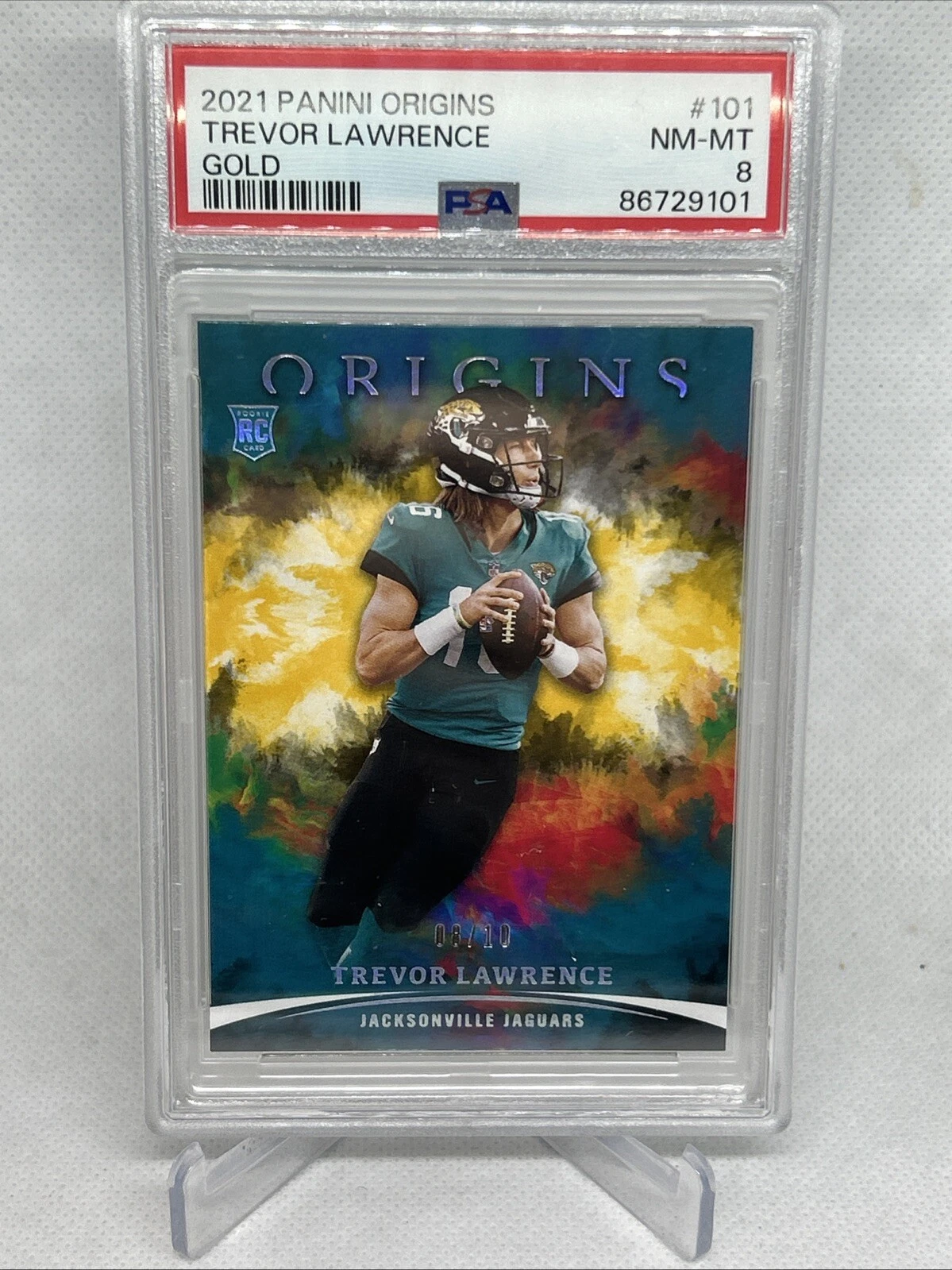 Trevor Lawrence Panini Origins #101 Gold