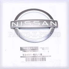GENUINE OEM NISSAN ARMADA REAR LIFTGATE EMBLEM "NISSAN" LOGO BADGE 93491-6JL1B
