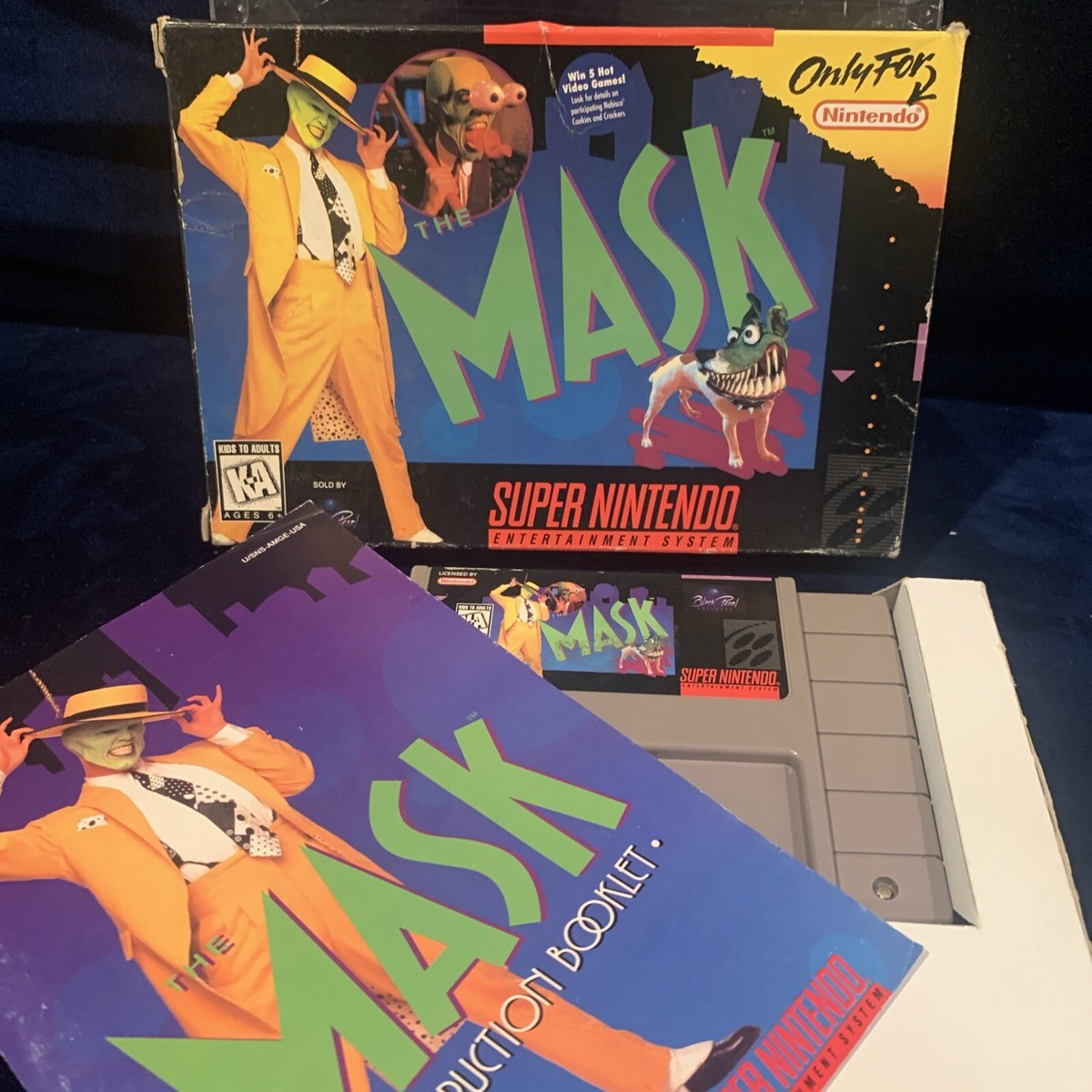[希少]Insomnia ／DEFIANCE(3CD box set) The Mask (Super Nintendo Entertainment System, 1995) 785138330013