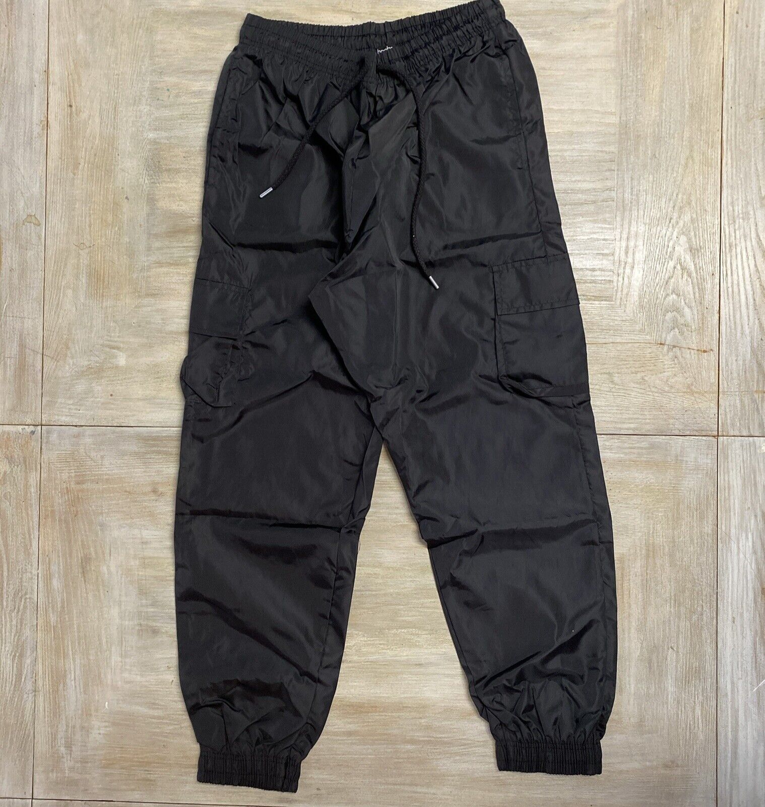 Womens Joggers Sports Jog Pants UK 22 Black Boohoo Gymwear Gym Bottoms RRP £39-image