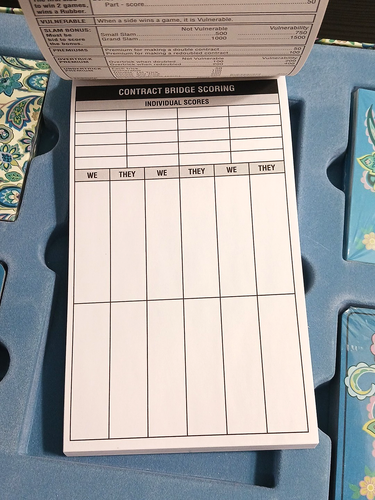 Cartamundi Bridge Game Gift Set 2 Decks Cards 2 Tally Card Sets and One Scorepad - Picture 12 of 17