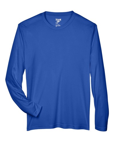 PEACHES Team 365 Competitor Moisture Wick Mens S-4XL Long Sleeve T-shirts UV 40+ - Picture 14 of 36