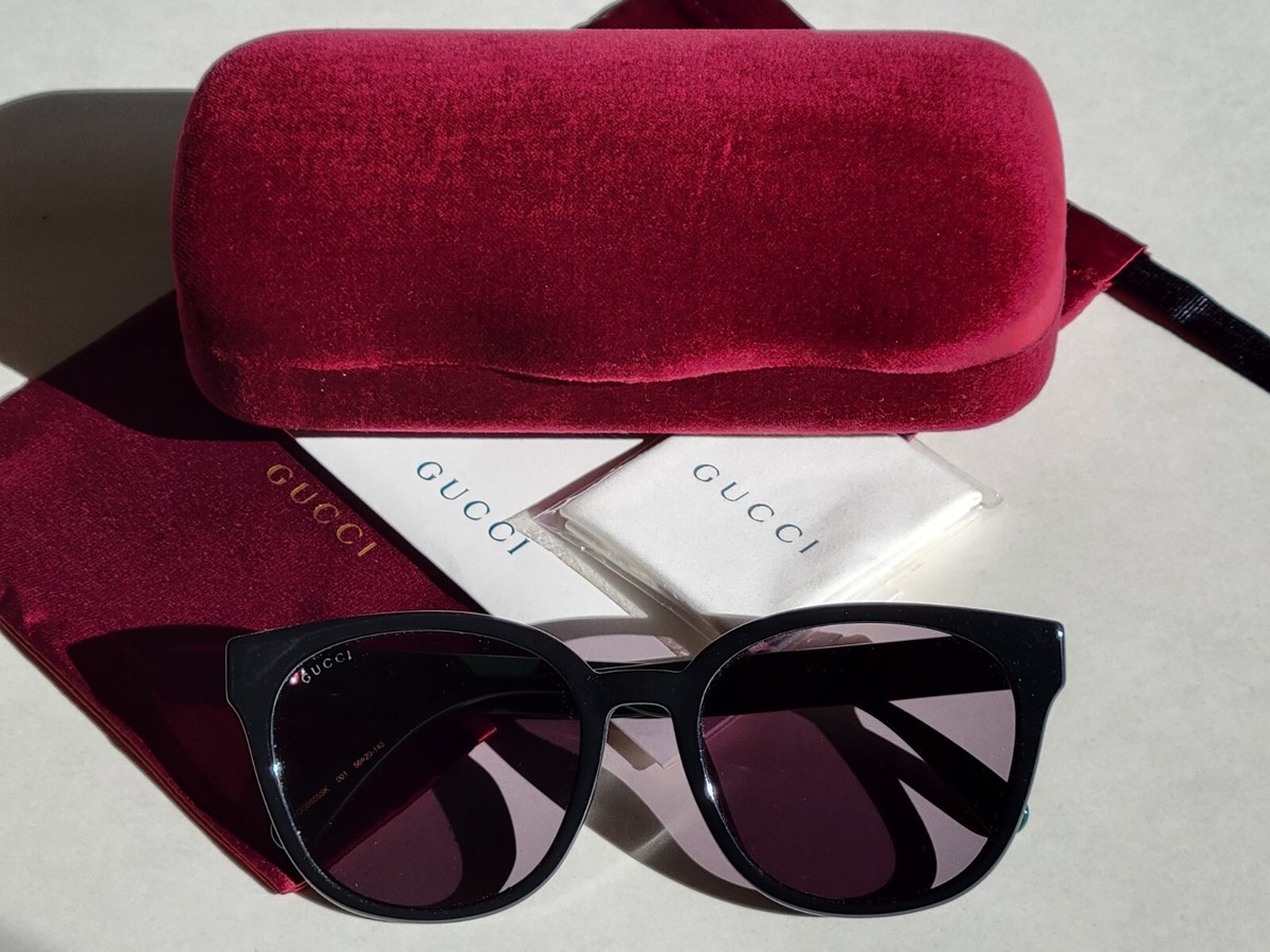 GUCCI ワインレッド サングラス ケース付き GUCCI ワインレッド サングラス ケース付き
