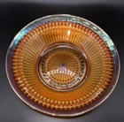 Vintage Iridescent Carnival Glass Candy Dish Jewelry Bowl 7.25" Width 1.5" Tall