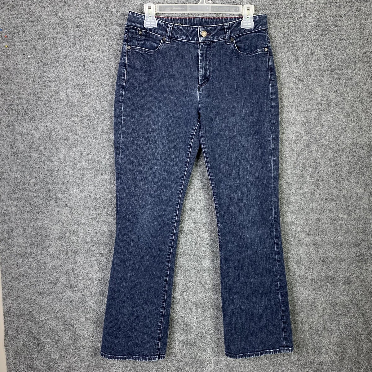 Bootcut Talbots Jeans Curvy High-Waist Barely Boot Jeans Black