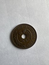 Rhodesia & Nyasaland, 1 Penny, 1963, Bronze, KM#2, XF